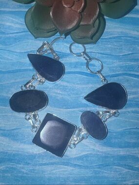 Sapphire Silver Bracelet